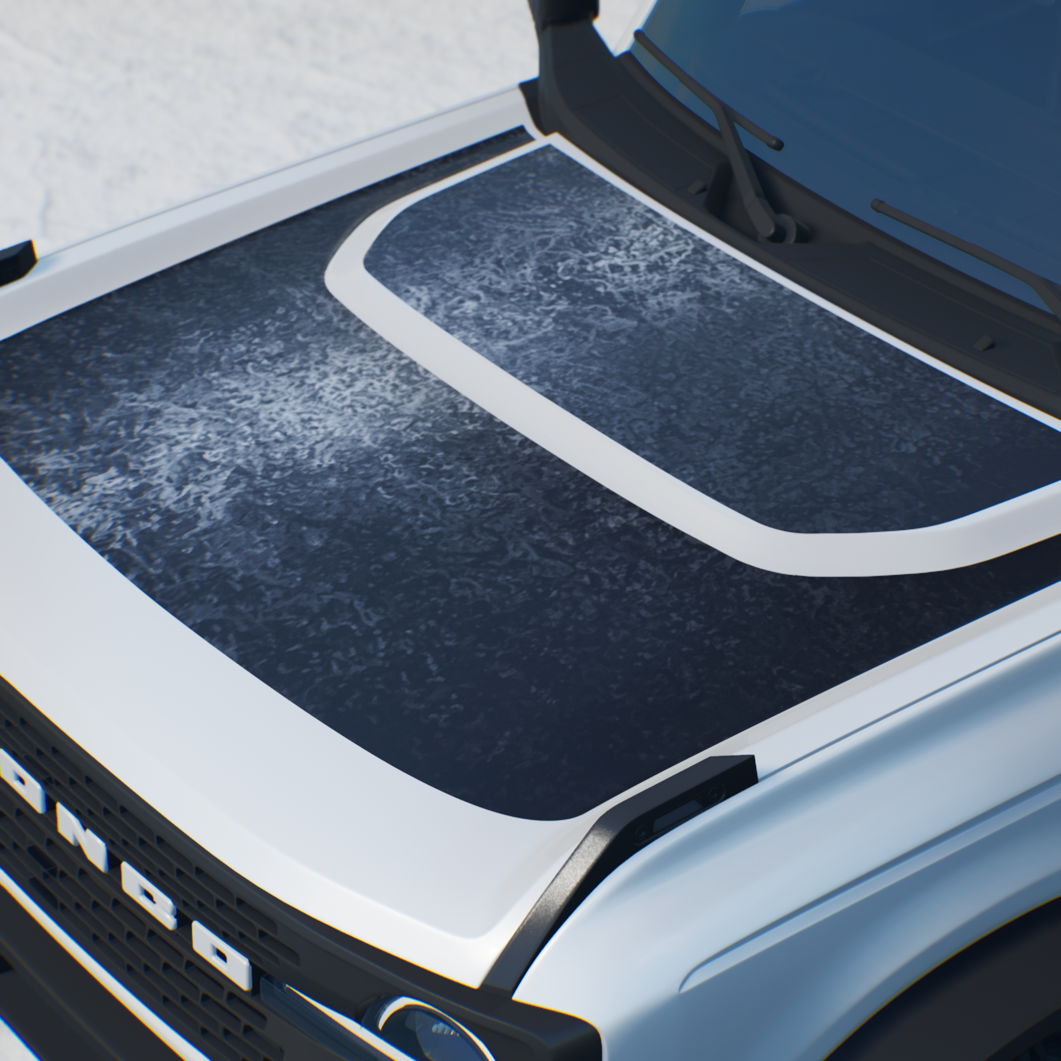 FORGED CARBON CENTER HOOD COMBO