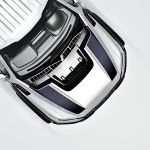 3M Matte Black and Satin Black hood stripe decals are clean, simple, and aggressive and go well with any paint color.