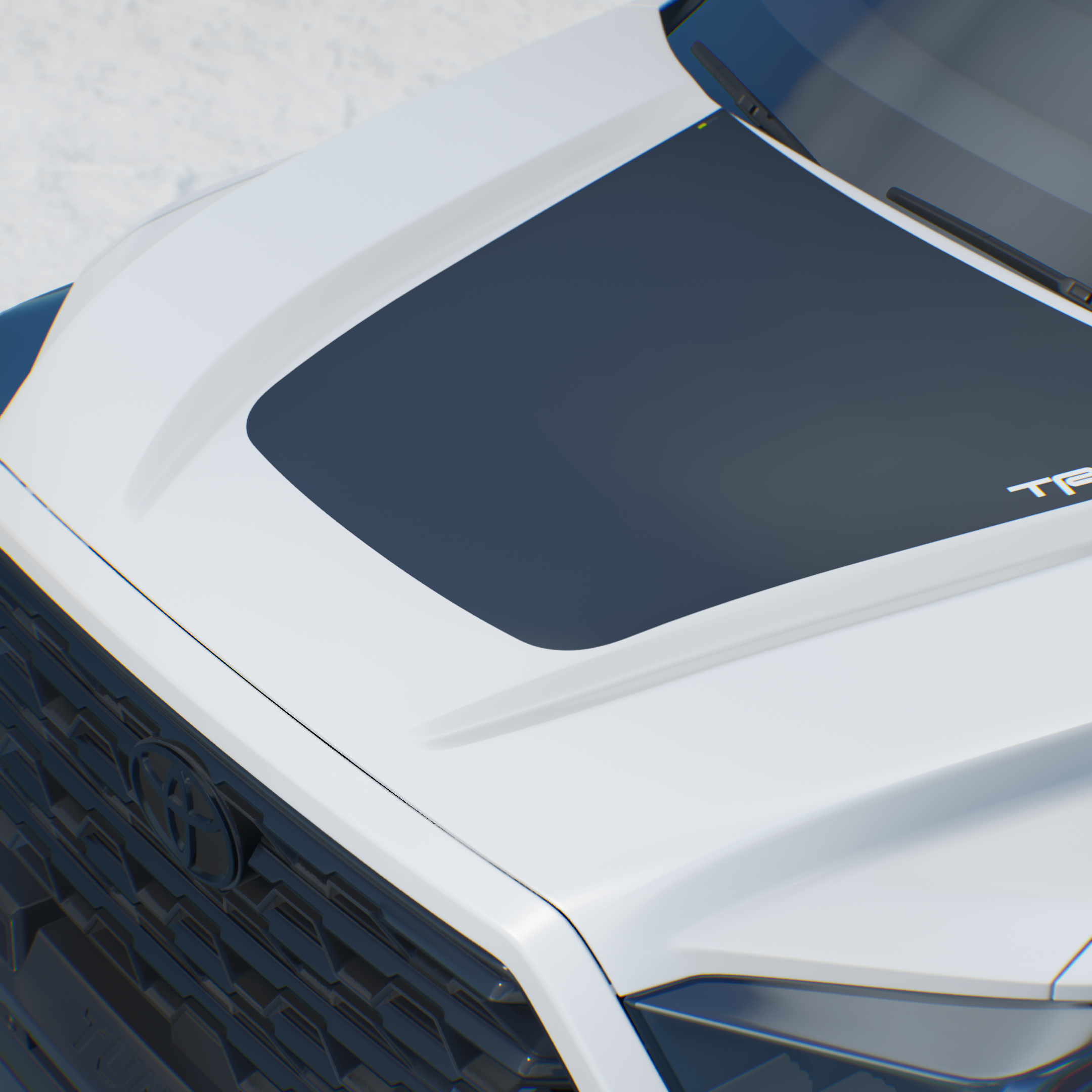 SATIN BLACK toyota-tundra-decal