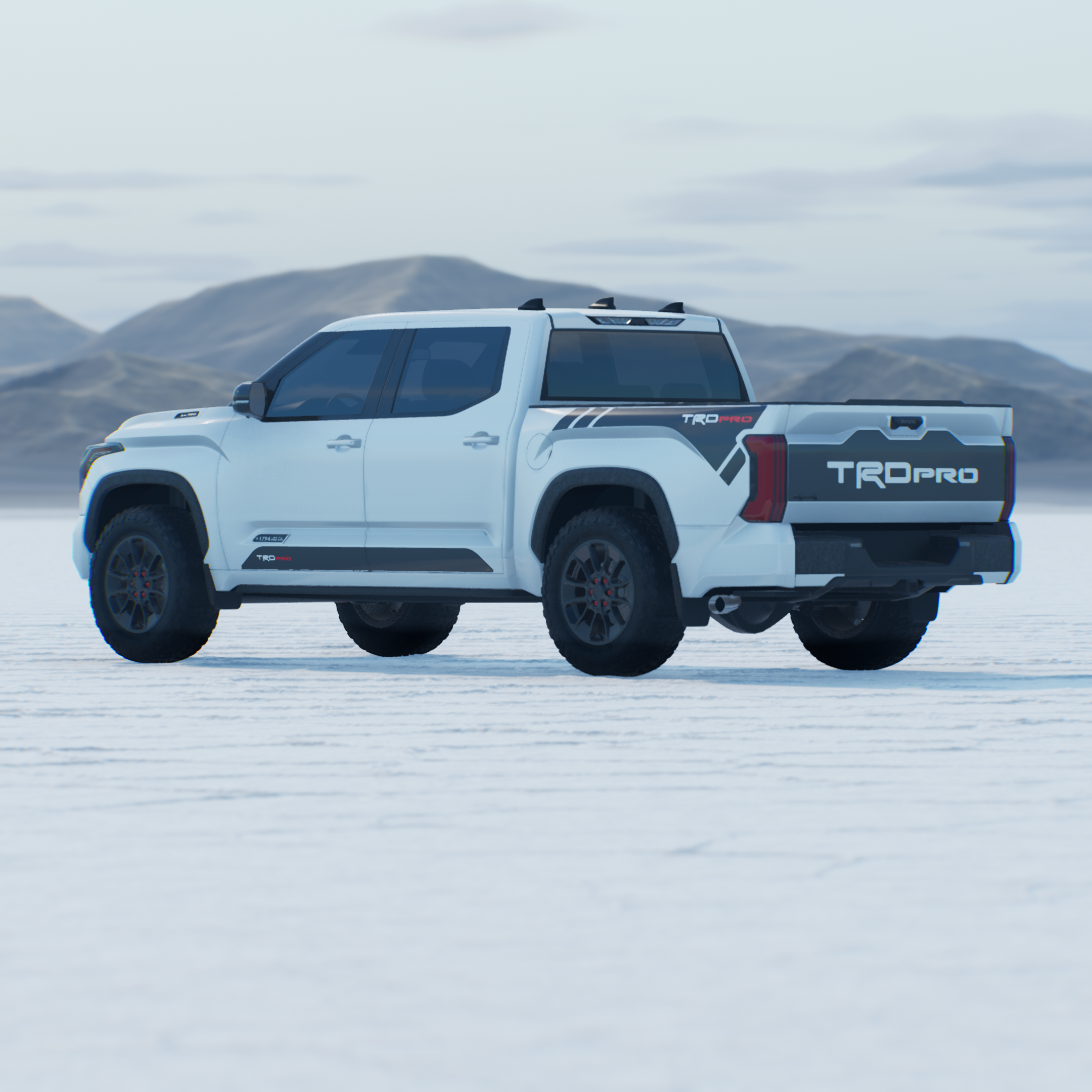 SATIN BLACK toyota-tundra-decal