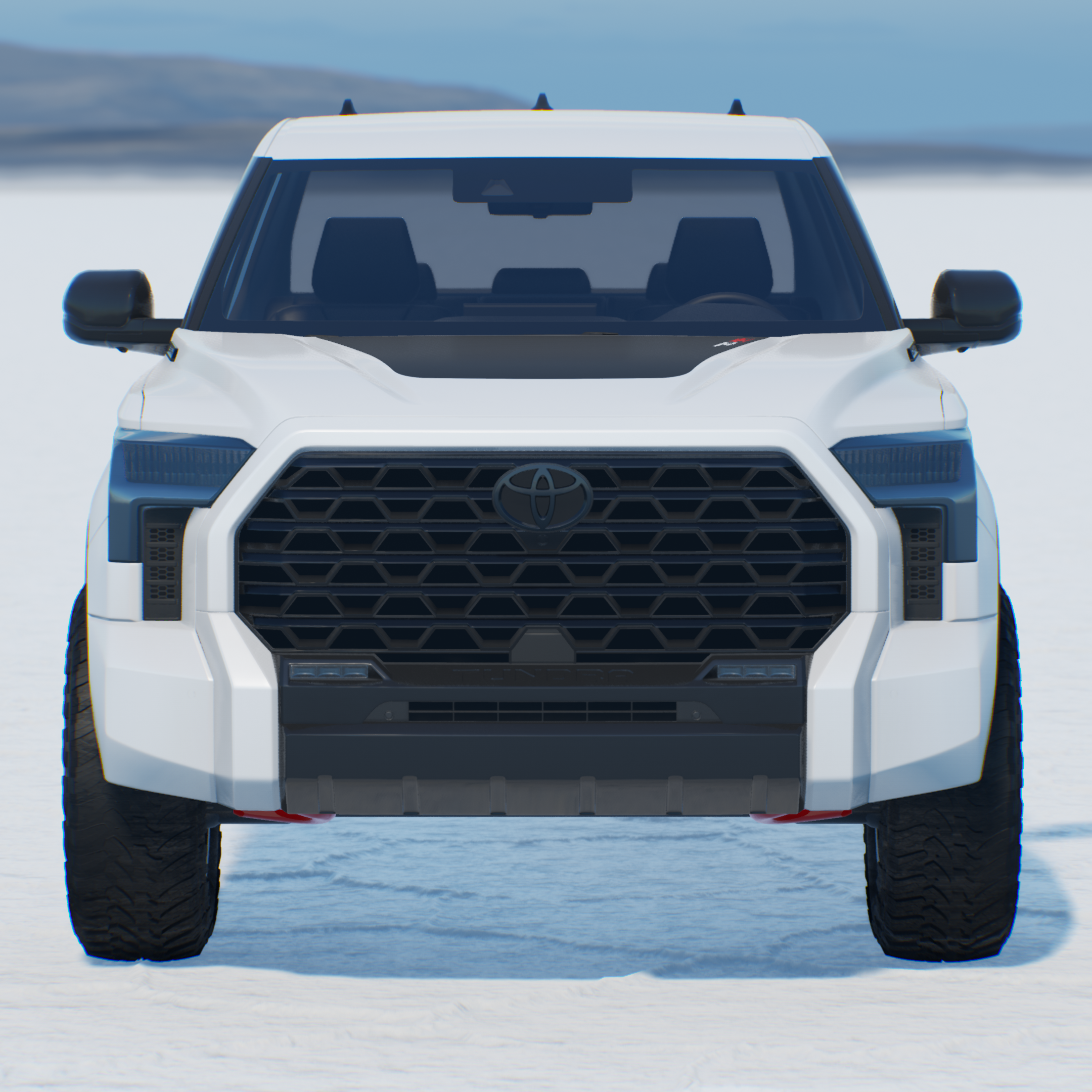 MATTE BLACK toyota-tundra-decal