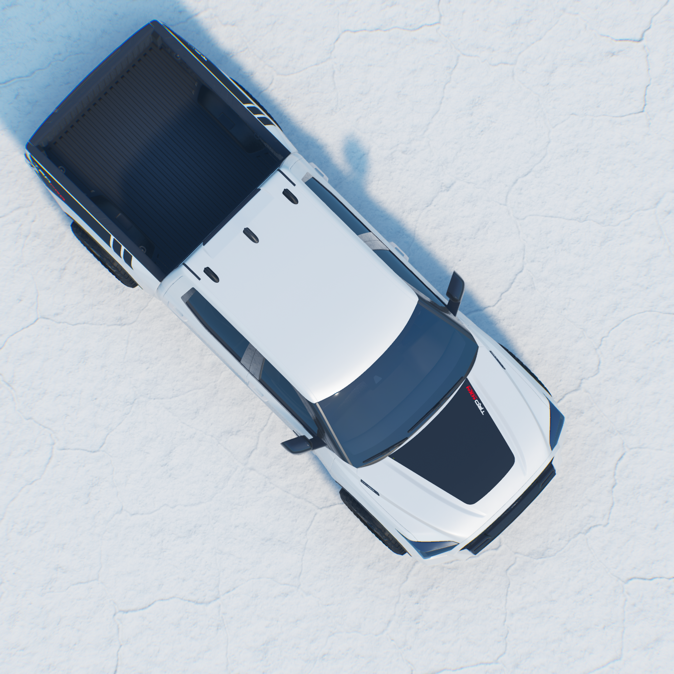 MATTE BLACK toyota-tundra-decal