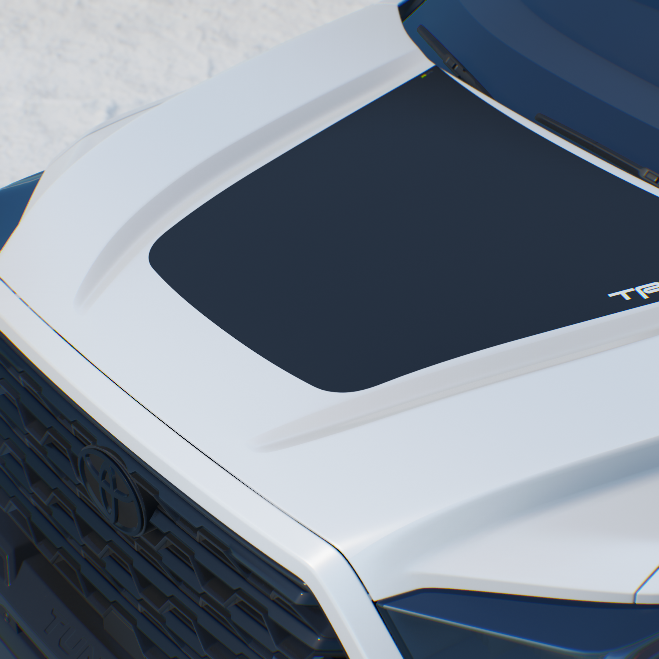 MATTE BLACK toyota-tundra-decal