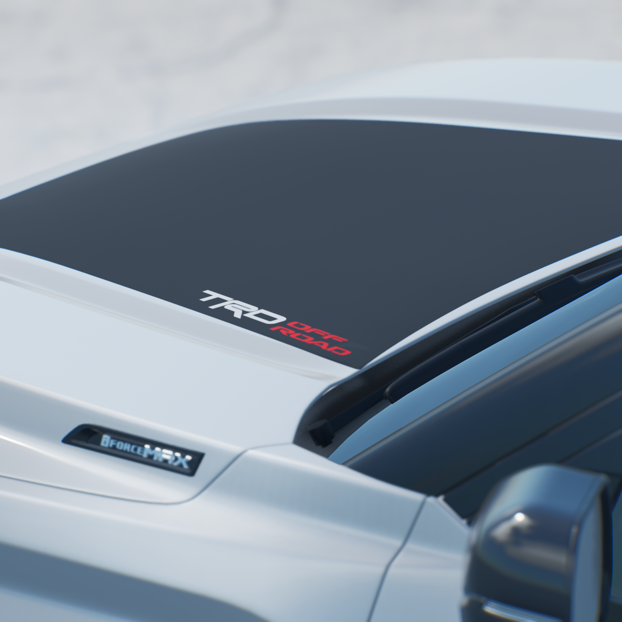 MATTE BLACK toyota-tundra-decal