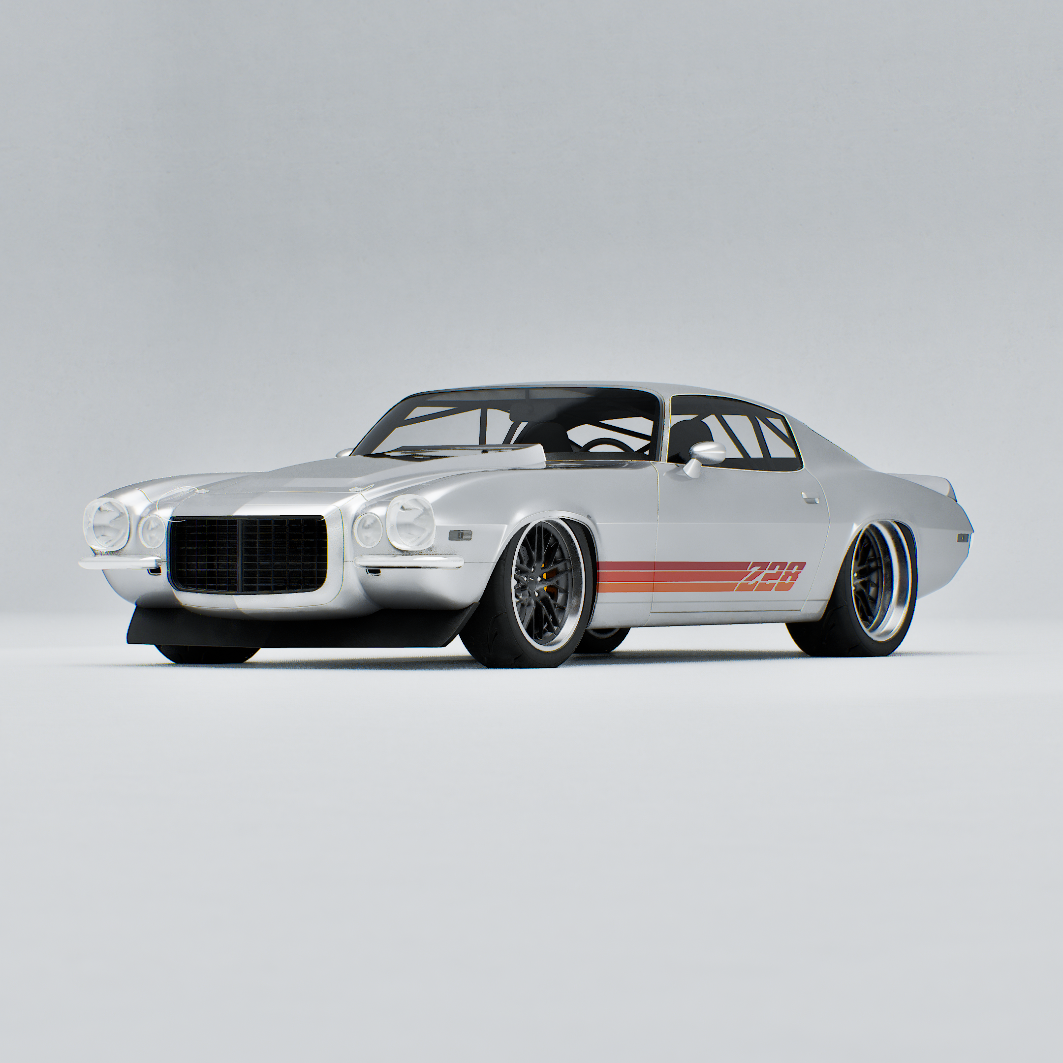 CHEVY CAMARO Z28 SUNSET ORANGE