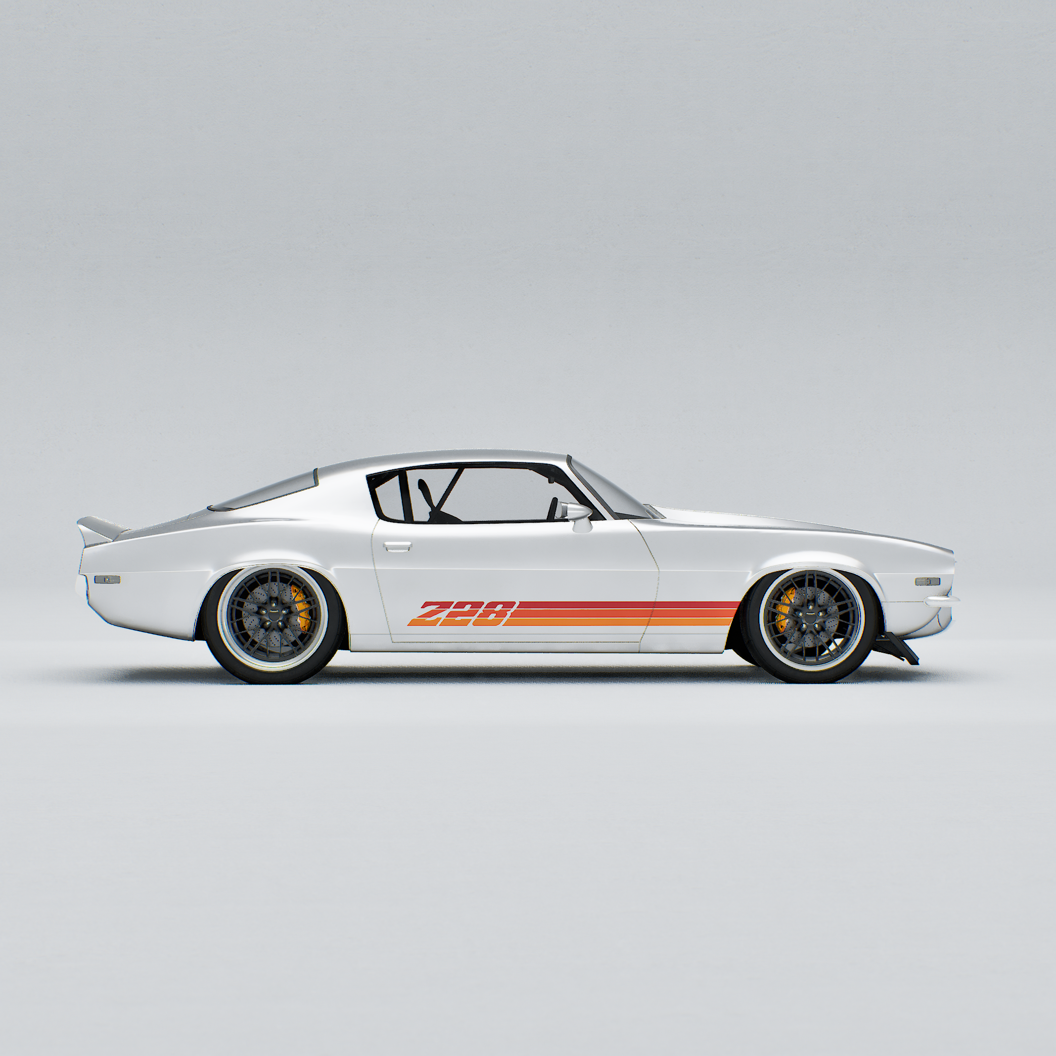 CHEVY CAMARO Z28 SUNSET ORANGE