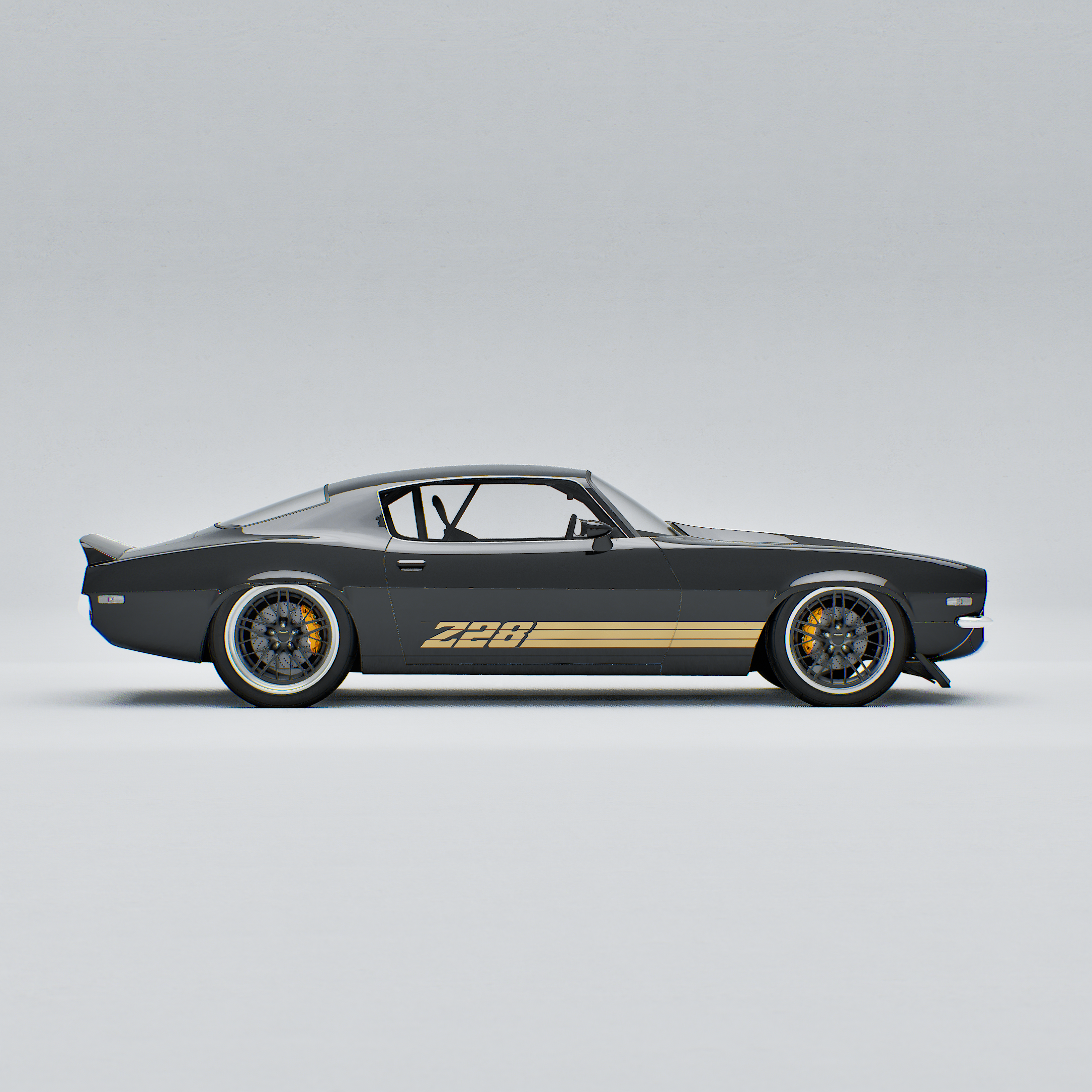 CHEVY CAMARO Z28 GOLD STRIPES