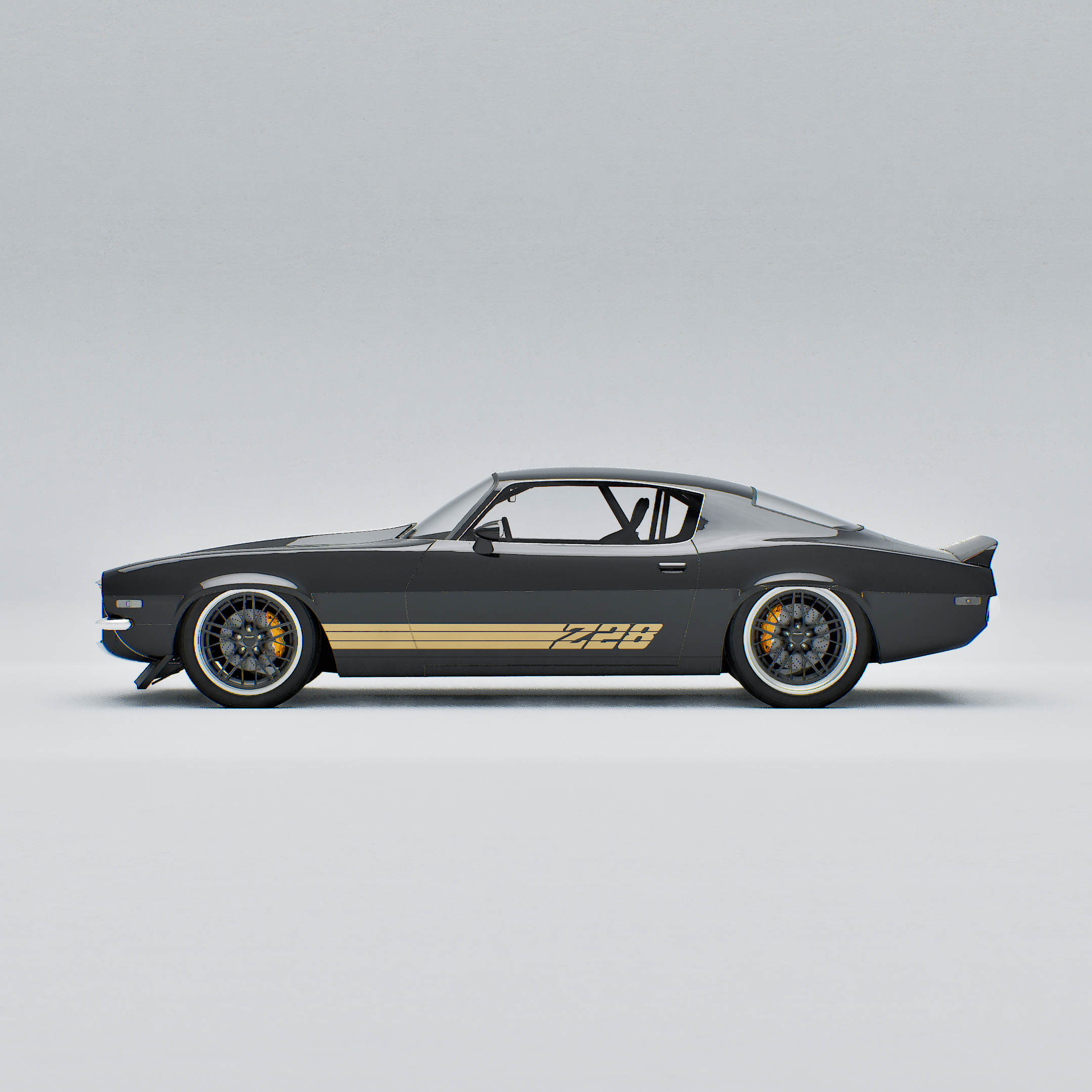 CHEVY CAMARO Z28 GOLD STRIPES