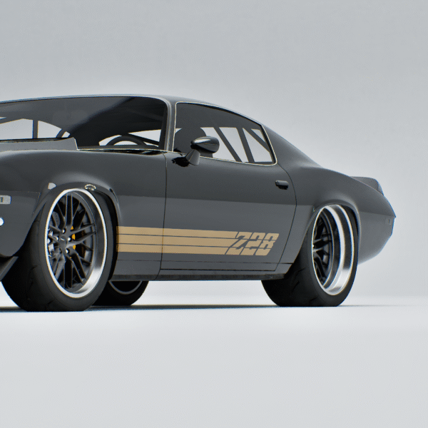 CHEVY CAMARO Z28 GOLD STRIPES