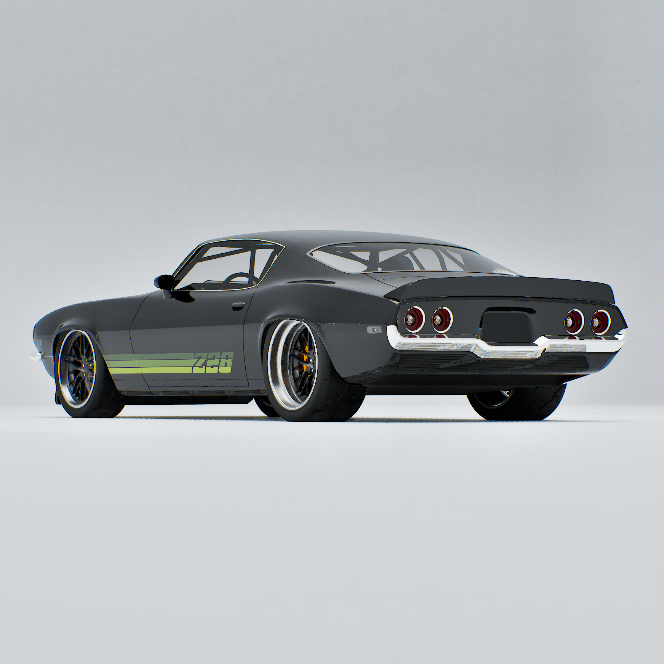 CHEVY CAMARO Z28 SEA GREEN