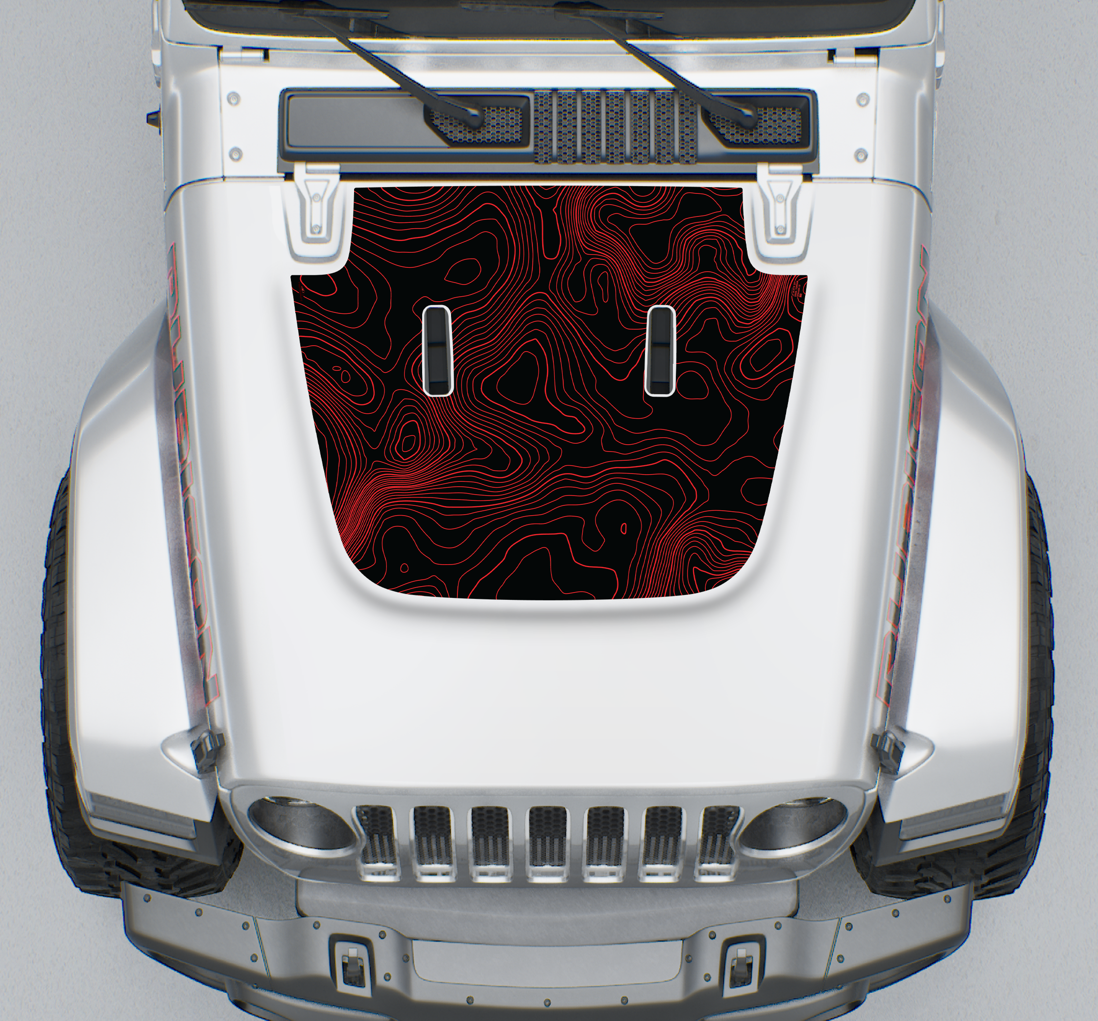 JEEP GLADIATOR HOOD INFRA RED TERRAIN