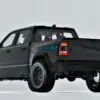 RHO LETTERS ON A BLACK TRUCK